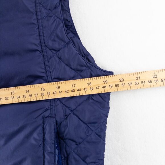 ISIS Thermolite Vest Size 6 Quilted Puffer Zip Up Purple Pockets Lightweight - Picture 6 of 12